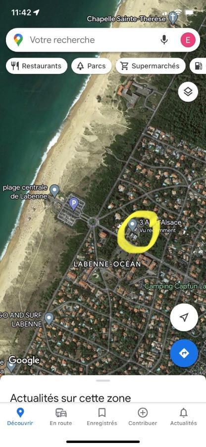 Rez De Chaussee Bord De L Ocean Labenne Dış mekan fotoğraf